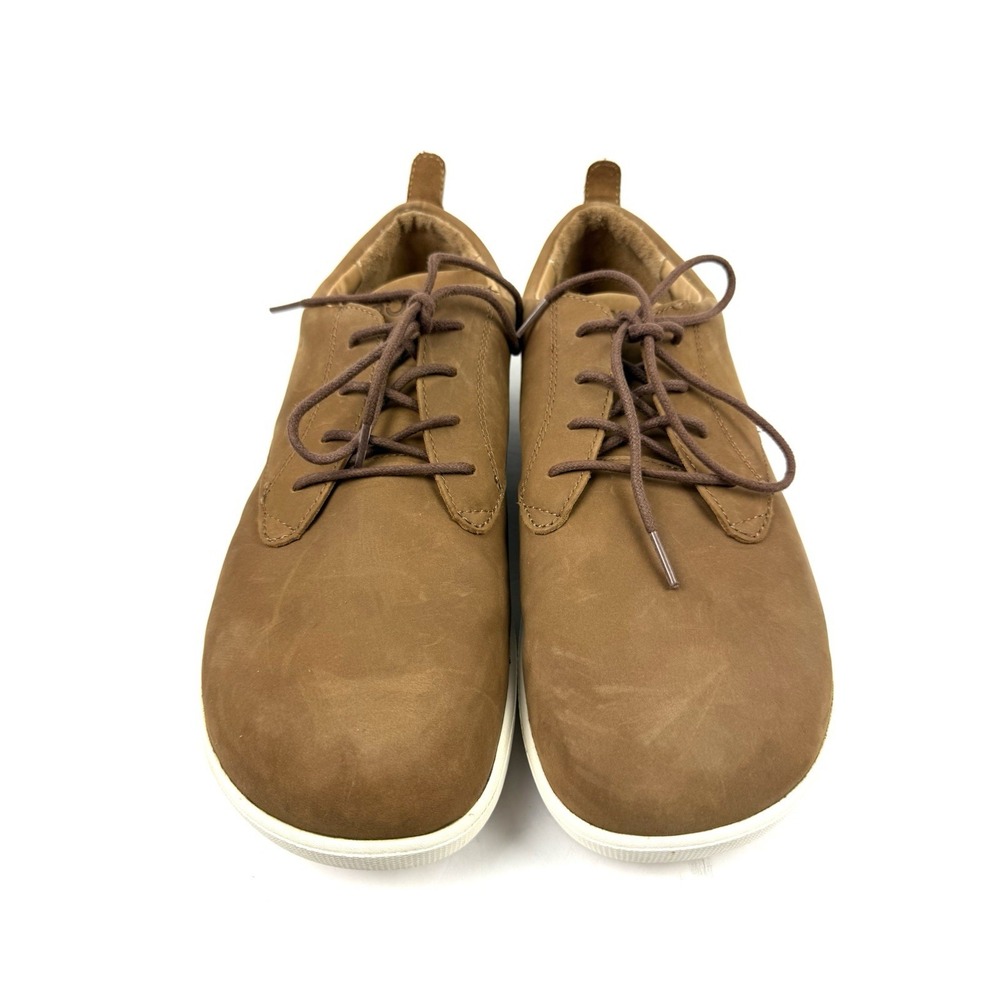 Xero Glenn Shoes 13 Mens Brown Leather Barefoot Lace Up Minimalist Comfort